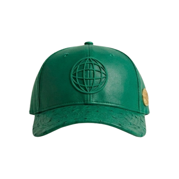 The Everyday — Emerald Leather / Ostrich Brim
